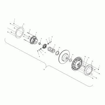 DRIVEN CLUTCH - S02NX4CS (4977017701B14)