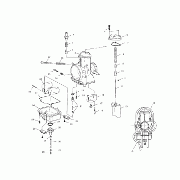 CARBURETOR - S02NX4CS (4977017701C10)