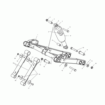 FRONT TORQUE ARM - S02NX4FS (4977037703B09)