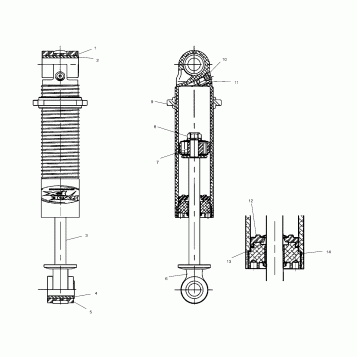 SHOCK (FRONT TRACK)(RYDE FX) - S02NX4FS (4977037703B14)