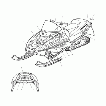 DECALS - S02NX6ES (4977057705A10)