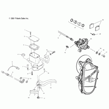 BRAKE - S02NX6ES (4977057705A12)
