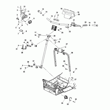 STEERING/HANDLEBAR - S02NX6ES (4977057705B03)
