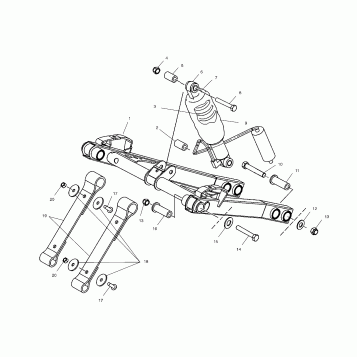FRONT TORQUE ARM - S02NX6ES (4977057705B10)