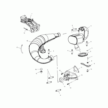 EXHAUST - S02NX6ES (4977057705C05)