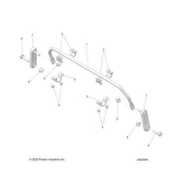 SUSPENSION, SWAY BAR - S26TFM9BSB/9BSC (C603040)