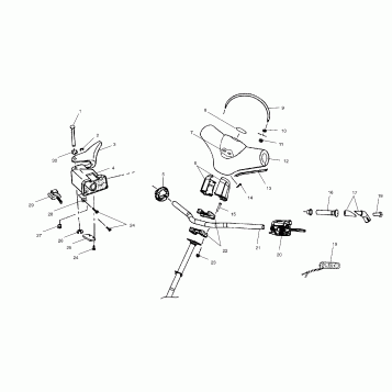 STEERING/HANDLEBAR - S03NM8CS (4977657765B04)