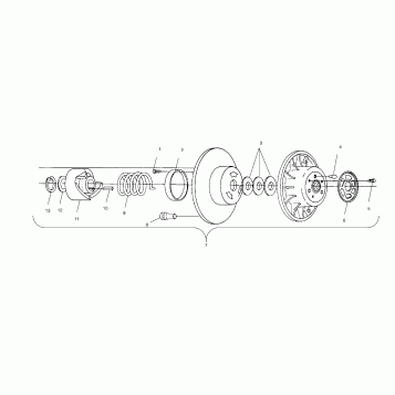 DRIVEN CLUTCH - S03NM8CS (4977657765B14)
