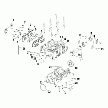 CRANKCASE - S03NM8CS (4977657765C04)