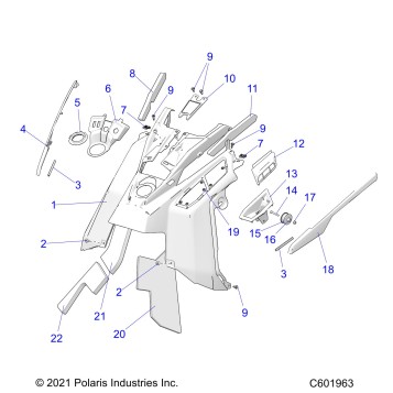 BODY, CONSOLE - S24TFK6RS (C601963)