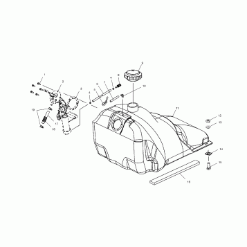 GAS TANK - S03ND7DS (4977987798A05)