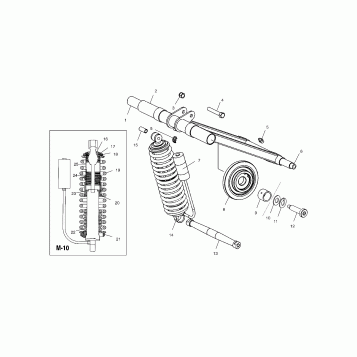 REAR TORQUE ARM - S03ND7DS (4977987798B13)