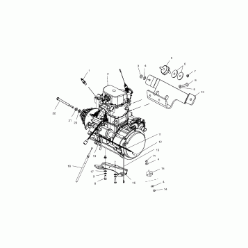ENGINE MOUNTING - S03ND7DS (4977987798C08)