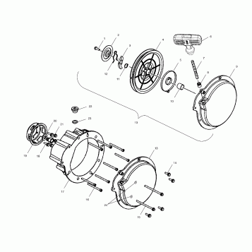 RECOIL ASSEMBLY - S03ND7DS (4977987798D02)