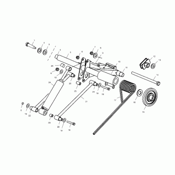 REAR TORQUE ARM - S02NL7CS (4970627062B10)