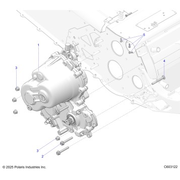 DRIVE TRAIN, GEARCASE MOUNTING - S26AJE9FSL/AJN9FSL/FSM (C603122)