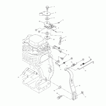 SPEED CONTROL/GOVERNOR - S02WB1AS (4978417841B05)