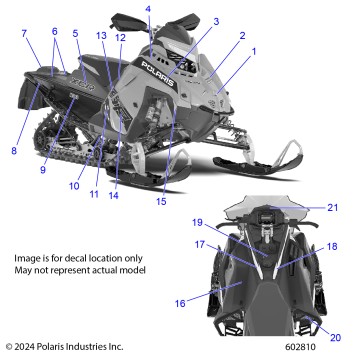 BODY, DECAL, BLACK SIDE PANEL - S25TKL9BS (602810)
