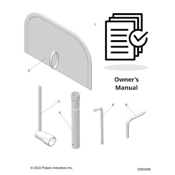 REFERENCE, TOOLS and OWNERS MANUAL - S23TKP9FS (C602408)