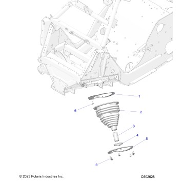 CHASSIS, TIE ROD BOOTS - S26MDX6DSA (C602628)