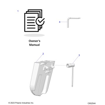 REFERENCES, TOOLS, BELT HOLDER, and OWNERS MANUAL - S25TLP6RS (C602544)