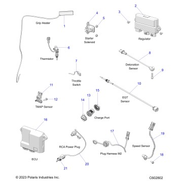ELECTRICAL, COMPONENTS - S24TDE6RS (C602548)