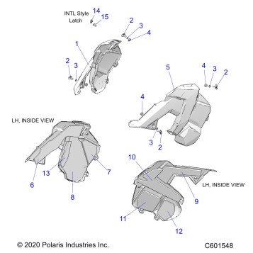 BODY, SIDE PANELS - S22EFA8RS/EFB8RS ALL OPTIONS (C601548)