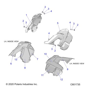 BODY, SIDE PANELS - S21EHK8RC ALL OPTIONS (C601735)