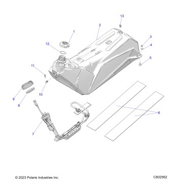 FUEL SYSTEM, FUEL TANK AND PUMP - S24TFK6RS (C602562)