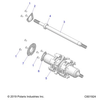 DRIVE TRAIN, JACKSHAFT and DRIVESHAFT - S22EFA8RS/EFB8RS ALL OPTIONS (C601172)