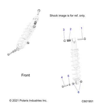 SUSPENSION, IFS SHOCKS MNTG. - S24TFK6RS (C601951)