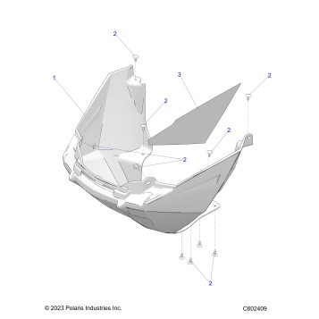 BODY, NOSEPAN ASM. - S25CED5TSL/TSU (C602409)