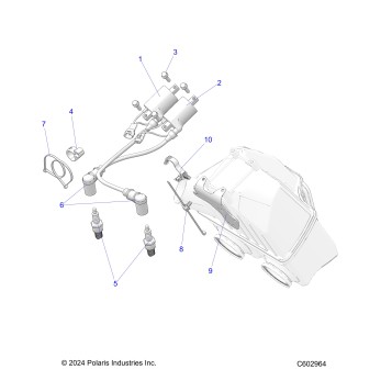 ELECTRICAL, IGNITION COIL/SPARK PLUGS - S25TDV8MS (C602964)