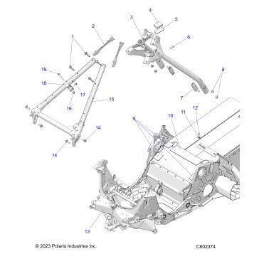 CHASSIS, CHASSIS ASM. and OVER STRUCTURE - S25CED5TSL/TSU (C602374)