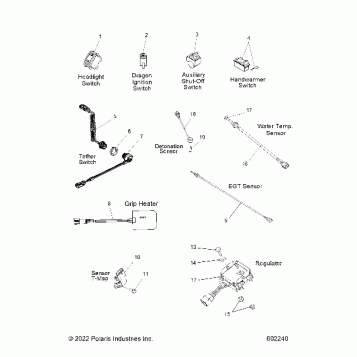 ELECTRICAL, SWITCHES/COMPONENTS - S26MDX6DSA (602240)