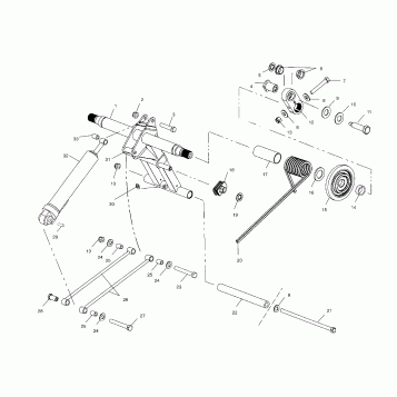 TORQUE ARM, REAR - S04NB4BS (4988318831B11)