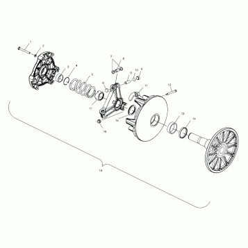 DRIVE CLUTCH - S04NB4BS (4988318831B13)