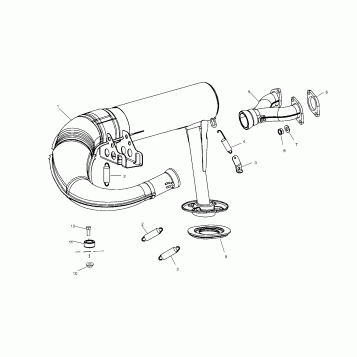 EXHAUST SYSTEM - S04NB4BS (4988318831C01)