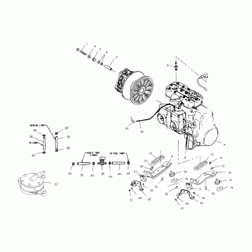 ENGINE MOUNTING - S04NB4BS (4988318831C04)
