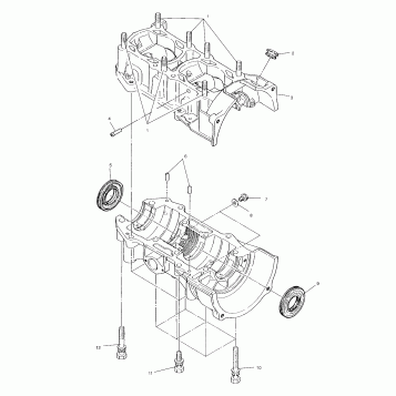 CRANKCASE - S04NB4BS (4988318831C05)