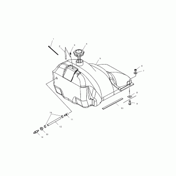 GAS TANK - S04NP5BS/A/B-S04NE5BS (4988338833A06)