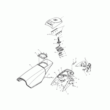 SEAT, ADJUSTABLE - S04NP5BS/A/B-S04NE5BS (4988338833A07)