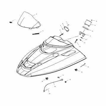 HOOD - S04NP5BS/A/B-S04NE5BS (4988338833A12)