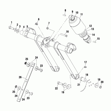 FRONT TORQUE ARM (EDGE) - S04NP5BS/A/B-S04NE5BS (4988338833B10)