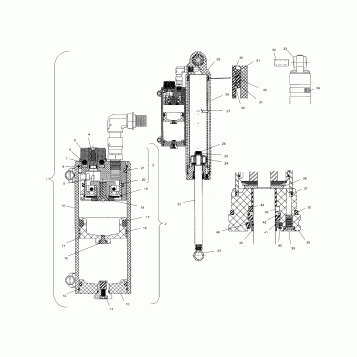 SHOCK (REAR TRACK)(EDGE) - S04NP5BS/A/B-S04NE5BS (4988338833C07)