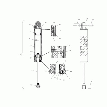 SHOCK (REAR TRACK)(EDGE) - S04NP5BS/A/B-S04NE5BS (4988338833C09)