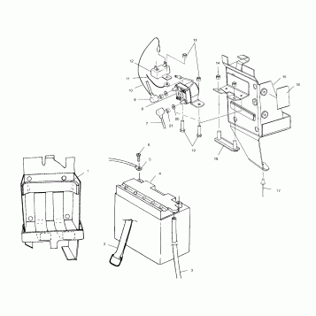 BATTERY BOX - S04NP5BS/A/B-S04NE5BS (4988338833D03)