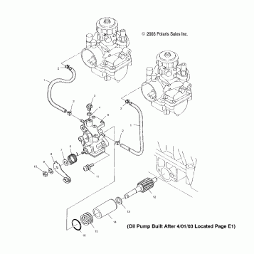 OIL PUMP (2 Way)(Built Before 4/01/03) - S04NP5BS/A/B-S04NE5BS (4988338833D11)