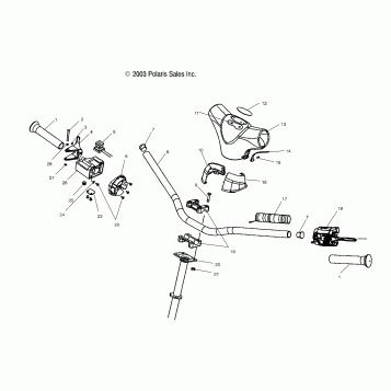 HANDLEBAR - S04ND5BS (4988358835B03)