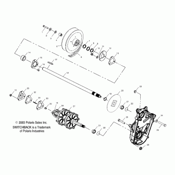 DRIVE TRAIN - S04NS6ES/A/B/C/D-S04NS7CS/A/B/C/D-S04NS8CS/A/B/C/D (4988378837B12)